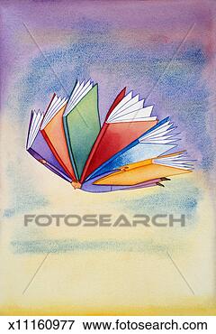 Stock Illustration - man flying with 
books as wings. 
fotosearch - search 
clipart, illustration, 
drawings and vector 
eps graphics images