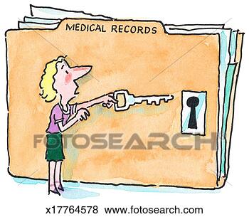 Stock Illustration - patient access 
to medical record. 
fotosearch - search 
clipart, illustration, 
drawings and vector 
eps graphics images