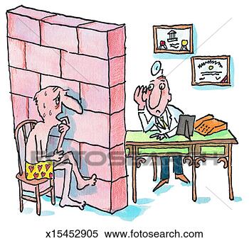 Stock Illustration - talking to brick 
wall. fotosearch 
- search clipart, 
illustration, 
drawings and vector 
eps graphics images