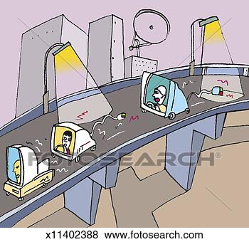 Stock Illustration - information superhighway. 
fotosearch - search 
clipart, illustration, 
drawings and vector 
eps graphics images