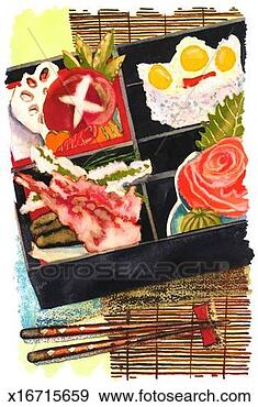 Stock Illustration - sushi meal. fotosearch 
- search clipart, 
illustration, 
drawings and vector 
eps graphics images