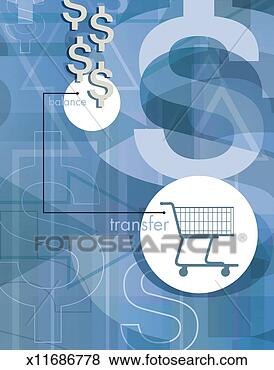 Stock Illustration - dollar signs on 
blue. fotosearch 
- search clipart, 
illustration, 
drawings and vector 
eps graphics images
