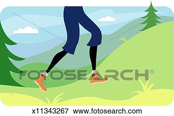 Stock Illustration - trail running. 
fotosearch - search 
clipart, illustration, 
drawings and vector 
eps graphics images