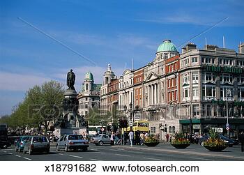 Stock Photo - view from o'connell 
bridge in dublin, 
ireland. fotosearch 
- search stock 
photos, pictures, 
images, and photo 
clipart
