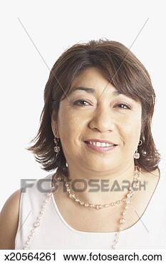 Stock Photography - portrait of a 
mid adult woman 
smiling. fotosearch 
- search stock 
photos, pictures, 
images, and photo 
clipart