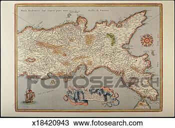 Drawing - map of the kingdom 
of naples. fotosearch 
- search clipart, 
illustration, 
drawings and vector 
eps graphics images