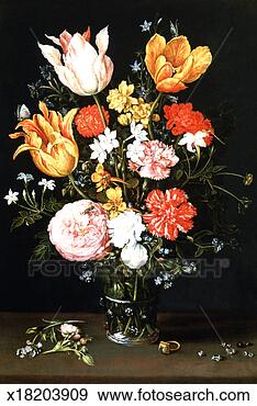 Stock Illustration - vase of flowers 
with ring and 
diamonds. fotosearch 
- search clipart, 
illustration, 
drawings and vector 
eps graphics images