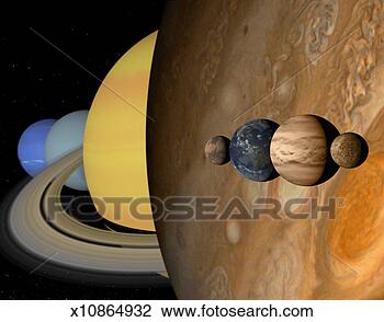 Stock Photo - illustration of 
nine planets in 
the solar system. 
fotosearch - search 
stock photos, 
pictures, images, 
and photo clipart