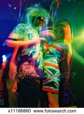 Stock Photography - nightclub, uk, 
woman in union 
jack dress. fotosearch 
- search stock 
photos, pictures, 
images, and photo 
clipart
