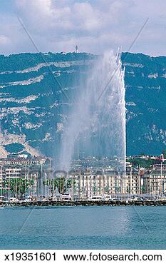 Stock Photography - jet d`eau, geneva, 
switzerland. fotosearch 
- search stock 
photos, pictures, 
images, and photo 
clipart