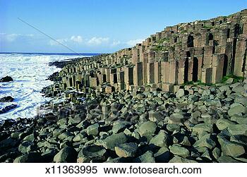 Stock Image - giants causeway, 
county antrim, 
northern ireland. 
fotosearch - search 
stock photos, 
pictures, images, 
and photo clipart
