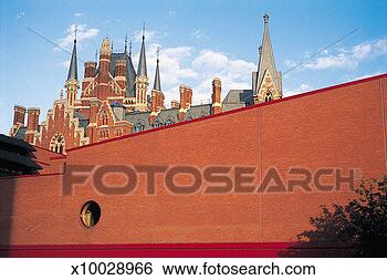Stock Photo - british library 
and st pancras, 
london, england. 
fotosearch - search 
stock photos, 
pictures, images, 
and photo clipart