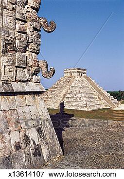 Picture - kukulkan, chichen 
itza, yucatan, 
mexico. fotosearch 
- search stock 
photos, pictures, 
images, and photo 
clipart