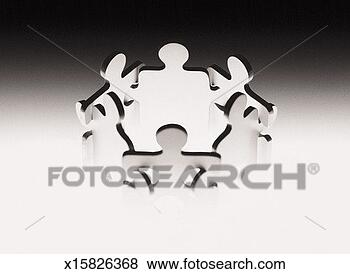 Stock Photo - linked objects 
showing business 
unity and teamwork. 
fotosearch - search 
stock photos, 
pictures, images, 
and photo clipart