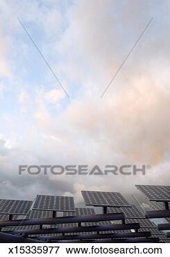 Picture - solar panels against 
cloudy sky. fotosearch 
- search stock 
photos, pictures, 
images, and photo 
clipart