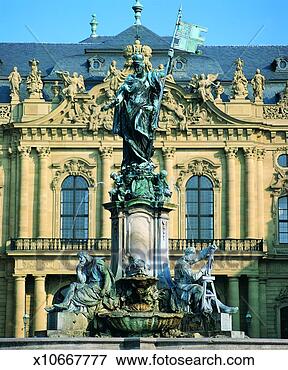 Picture - fountain, wurzburg 
residenz, wurzburg, 
bavaria, germany. 
fotosearch - search 
stock photos, 
pictures, images, 
and photo clipart