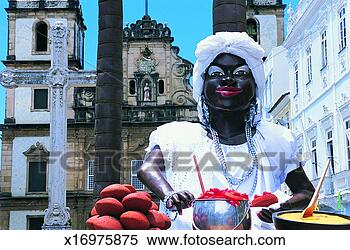 Stock Image - model of a woman 
cooking at a religious 
festival in bahia 
de. fotosearch 
- search stock 
photos, pictures, 
images, and photo 
clipart