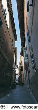 Stock Photography - narrow alley in 
palma, majorca. 
fotosearch - search 
stock photos, 
pictures, images, 
and photo clipart