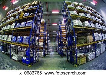 Stock Image - large group of 
objects on shelving, 
 in a warehouse, 
 shot through 
a. fotosearch 
- search stock 
photos, pictures, 
images, and photo 
clipart