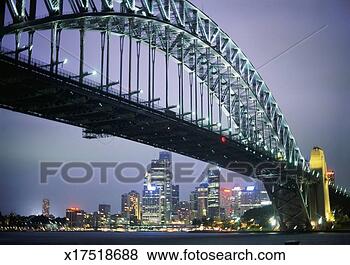 Stock Photo - sydney harbour 
bridge at night, 
sydney, australia. 
fotosearch - search 
stock photos, 
pictures, images, 
and photo clipart