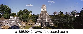 Stock Photo - mayan temple, 
tikal, guatemala. 
fotosearch - search 
stock photos, 
pictures, images, 
and photo clipart