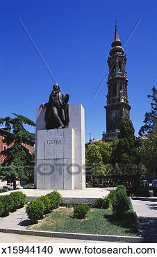 Stock Photography - francisco goya 
monument, zaragoza, 
aragon, spain. 
fotosearch - search 
stock photos, 
pictures, images, 
and photo clipart