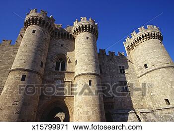 Stock Photography - palace of the 
grand masters, 
rhodes, greece. 
fotosearch - search 
stock photos, 
pictures, images, 
and photo clipart