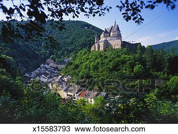Stock Photo - vianden, luxembourg, benelux. fotosearch - search stock photos, pictures, wall murals, images, and photo clipart