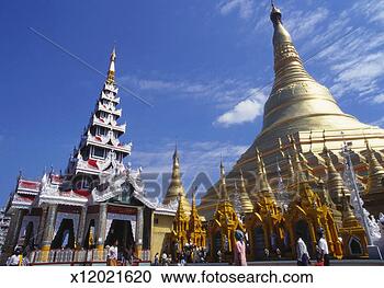 Stock Photography - shwedagon pagoda, 
rangoon, burma. 
fotosearch - search 
stock photos, 
pictures, images, 
and photo clipart