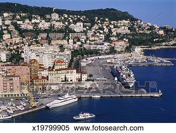 Stock Image - nice harbour, 
cote d'azur, france. 
fotosearch - search 
stock photos, 
pictures, images, 
and photo clipart