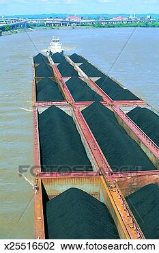 Stock Photo - tugboat pulling 
a coal barge on 
the ohio river, 
louisville, kentucky. 
fotosearch - search 
stock photos, 
pictures, images, 
and photo clipart