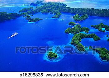 Stock Image - aerial view of 
the palau islands, 
pacific islands. 
fotosearch - search 
stock photos, 
pictures, images, 
and photo clipart