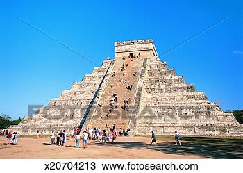 Stock Photo - el castillo, kukulkan 
chichen itza, 
mexico. fotosearch 
- search stock 
photos, pictures, 
images, and photo 
clipart