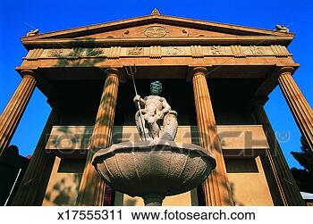 Stock Photography - fountain with 
statue of neptune, 
segesta, sicily, 
italy. fotosearch 
- search stock 
photos, pictures, 
images, and photo 
clipart