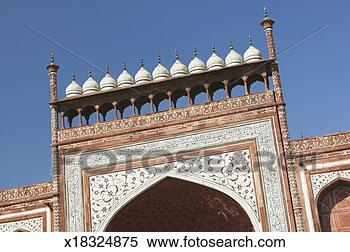 Stock Image - gate of the taj 
mahal. fotosearch 
- search stock 
photos, pictures, 
images, and photo 
clipart