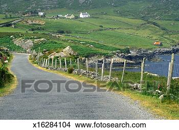 Stock Photo - 'country roads 
in west cork, 
ireland'. fotosearch 
- search stock 
photos, pictures, 
images, and photo 
clipart