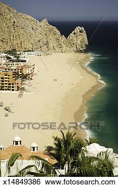 Stock Photo - mexico,  baja 
california,  cabo 
san lucas,  resort 
on beach. fotosearch 
- search stock 
photos, pictures, 
images, and photo 
clipart