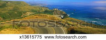 Stock Image - this is route 
1 also known as 
the pacific coast 
highway the road. 
fotosearch - search 
stock photos, 
pictures, images, 
and photo clipart