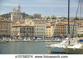 Stock Photo - 'the town, harbor 
at marseilles, 
france'. fotosearch 
- search stock 
photos, pictures, 
images, and photo 
clipart