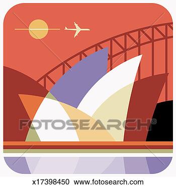 Stock Illustration - sydney opera house, 
sydney, australia. 
fotosearch - search 
clipart, illustration, 
drawings and vector 
eps graphics images