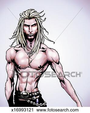 Clipart - portrait of a 
muscular half 
dressed young 
man. fotosearch 
- search clipart, 
illustration, 
drawings and vector 
eps graphics images