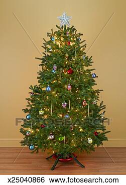 Stock Photo - christmas tree 
with decorations 
and lights. fotosearch 
- search stock 
photos, pictures, 
images, and photo 
clipart