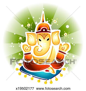 Picture - hindu ganesh god. 
fotosearch - search 
stock photos, 
pictures, images, 
and photo clipart