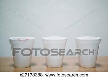 Stock Photo - three styrofoam 
cups on table, 
one cup with lipstick 
mark on rim. fotosearch 
- search stock 
photos, pictures, 
images, and photo 
clipart