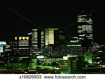 Stock Photo - south africa, 
gauteng, johannesburg, 
cityscape at night. 
fotosearch - search 
stock photos, 
pictures, images, 
and photo clipart