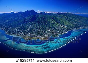 Stock Photography - tahiti, moorea, 
aerial view. fotosearch 
- search stock 
photos, pictures, 
images, and photo 
clipart