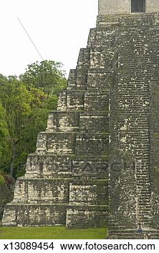 Stock Photo - guatemala, tikal, 
maya pyramid jaguar 
temple on plaza 
mayor. fotosearch 
- search stock 
photos, pictures, 
images, and photo 
clipart