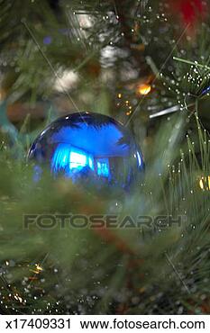 Stock Photography - christmas tree, 
close-up (focus 
on christmas ornament). 
fotosearch - search 
stock photos, 
pictures, images, 
and photo clipart