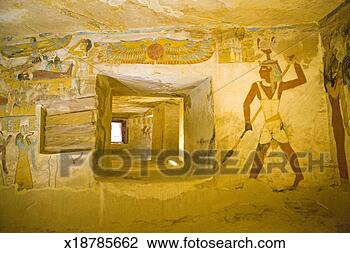 Stock Photo - egypt, oasis of 
bahariya, bannentiu 
tomb and frescoes, 
26th dynasty. 
fotosearch - search 
stock photos, 
pictures, images, 
and photo clipart