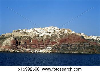 Stock Photo - greece, cyclades, 
santorini, oia 
port. fotosearch 
- search stock 
photos, pictures, 
images, and photo 
clipart